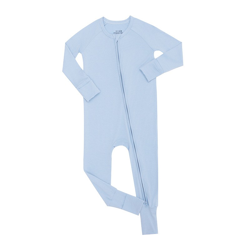 Solid Long Sleeve Romper
