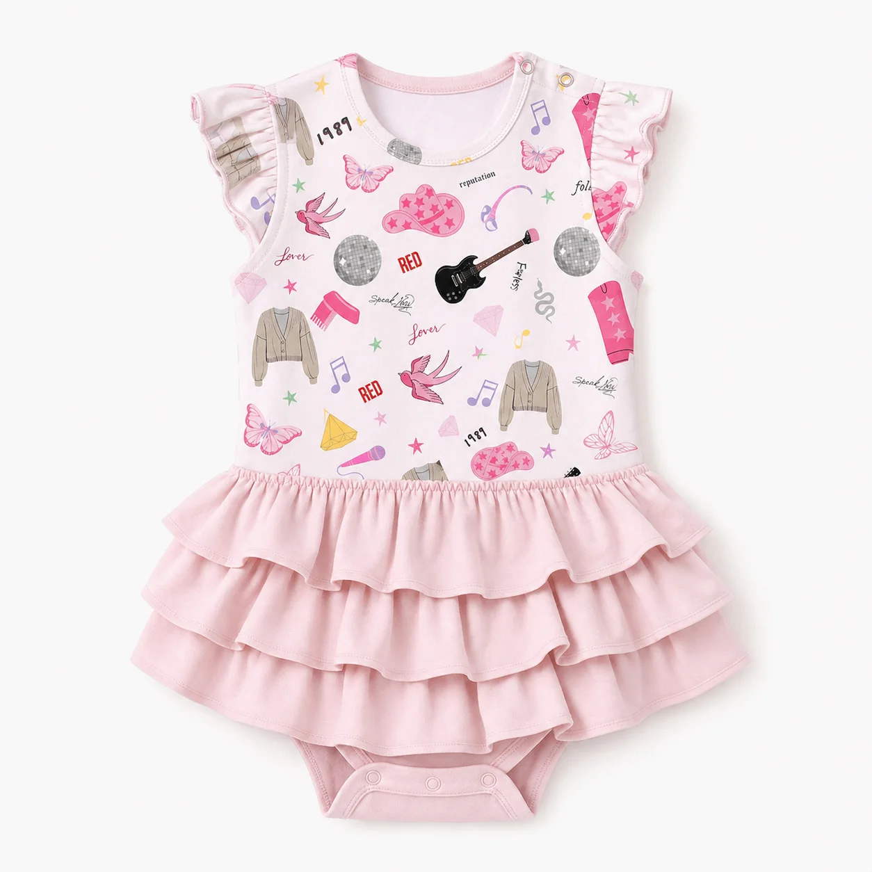 Ruffle Skirt Romper