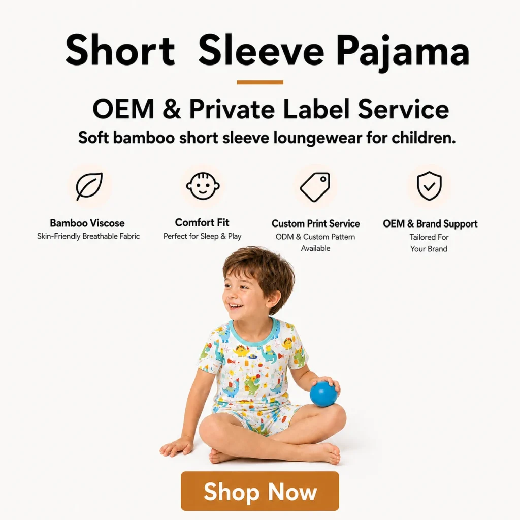 Kids Short Sleeve Pajama Set