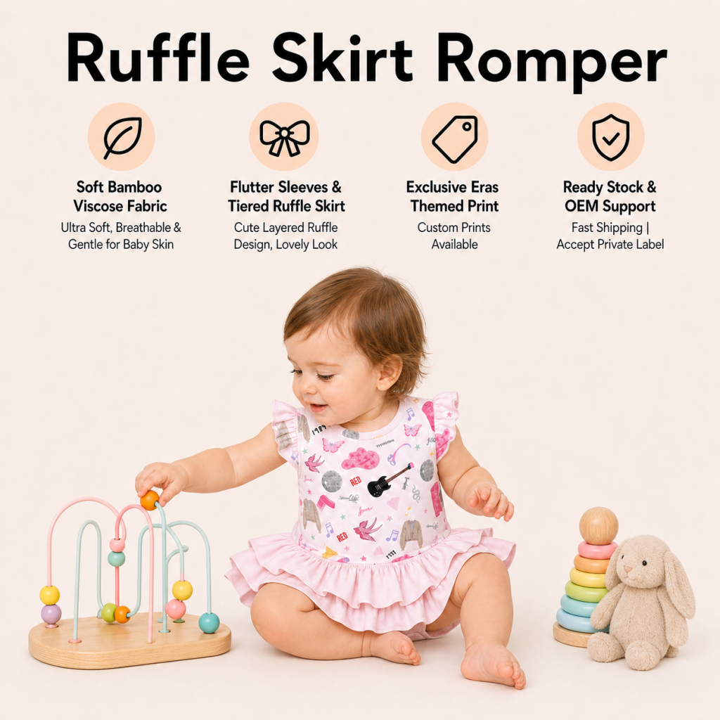 Ruffle Skirt Romper
